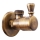 RAV Slezák RV0112SM - Rohový ventil RETRO stará mosadz