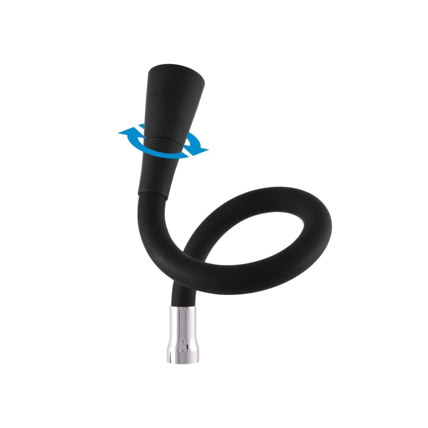 RAV Slezák SA002.5/13 - Drezová batéria SAZAVA 32,3 cm čierna/lesklý chróm