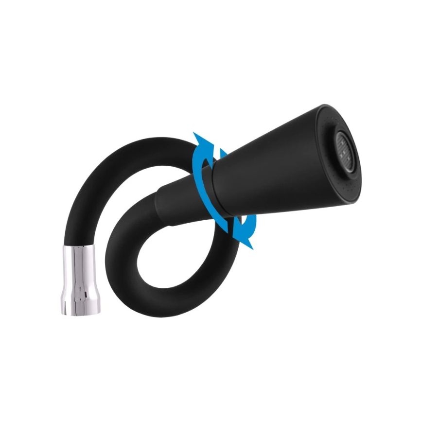 RAV Slezák SA002.5/13 - Drezová batéria SAZAVA 32,3 cm čierna/lesklý chróm