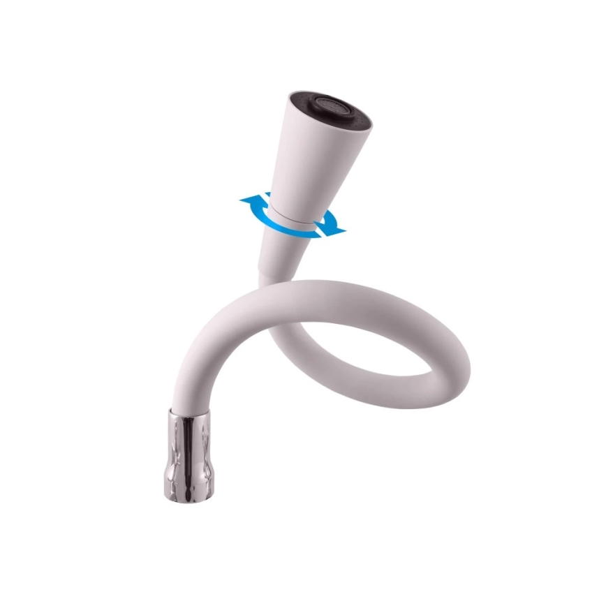 RAV Slezák SA006.0/13S - Drezová batéria s flexibilným ramienkom SAZAVA 35,6 cm sivá/lesklý chróm