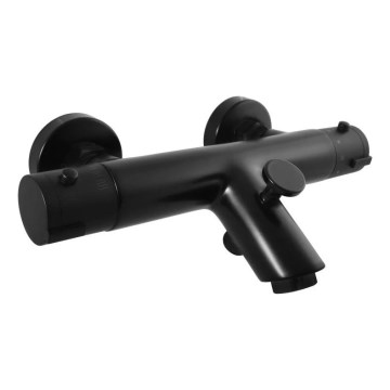 RAV Slezák TRM54.5CMAT - termostatická vaňová batéria TERMO matná čierna