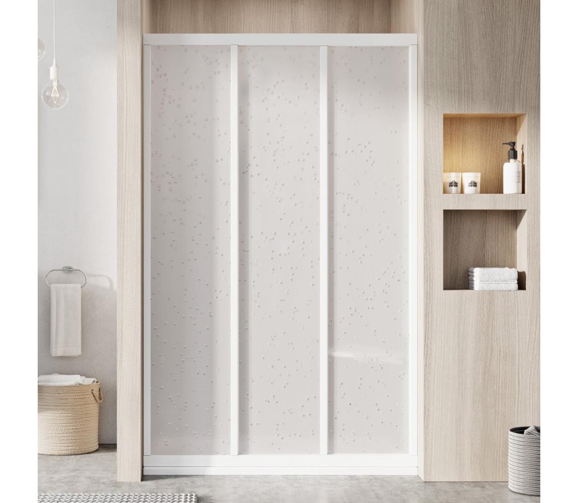 Ravak 00V701R211 - Trojdielne sprchové dvere SUPERNOVA 90x198 cm biele 00V701R211
