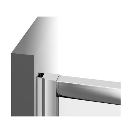 Ravak 1LV40100ZG - Rohový štvordielny sprchový kút BLIX 80x80 cm biely