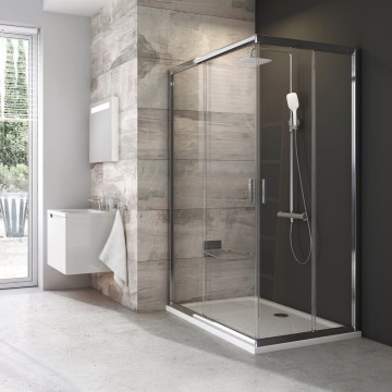Ravak 1XV70C00Z1 - Sprchové dvere BLIX 90x90 cm lesklý chróm