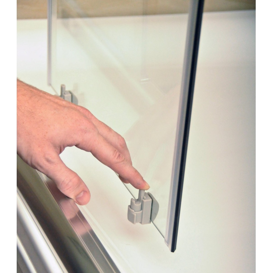 Ravak 3B240C00Z1-štvordielny štvrťkruhový sprchovací kút BLIX 80x80 cm lesklý chróm