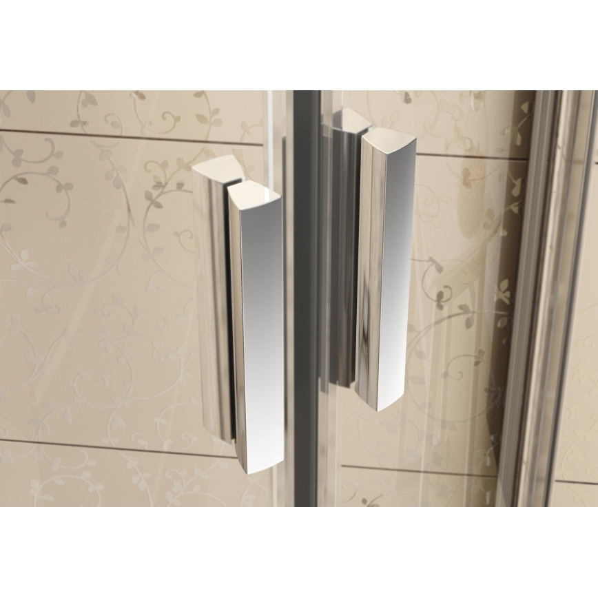 Ravak 3B270C00Z1B - Sprchový kút štvordielny štvrťkruhový BLIX 90x90 cm lesklý chróm