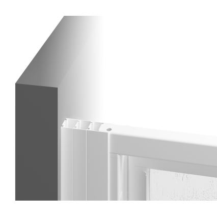 Ravak 940701R211 - Pevná sprchová zástena SUPERNOVA 90x198 cm biela