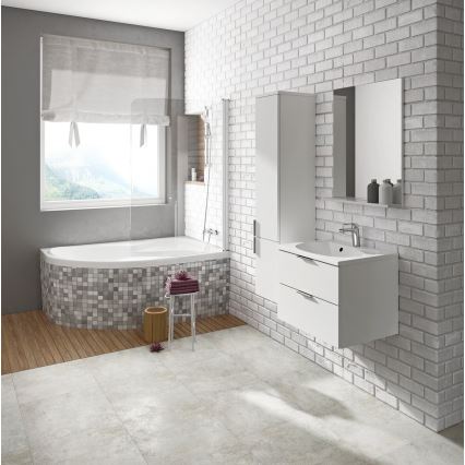 Ravak CL21000000 - Rohová vaňa ROSA 160x105 cm akrylát/biela