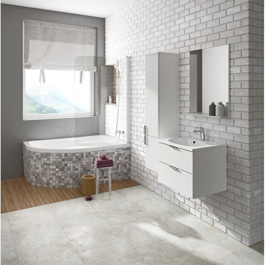 Ravak CL21000000 - Rohová vaňa ROSA 160x105 cm akrylát/biela