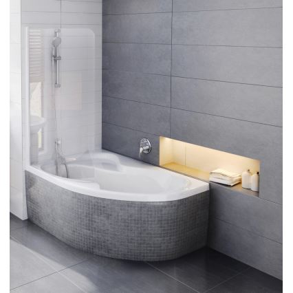 Ravak CM21000000 - Rohová vaňa ROSA 160x105 cm akrylát/biela