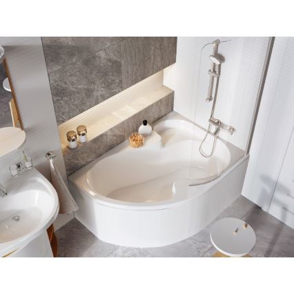 Ravak CV01000000 - Rohová vaňa ROSA 140x105 cm akrylát/biela