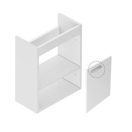 Ravak X000000538 - Kúpeľňová skrinka pod umývadlo CHROME 40x50 cm biela