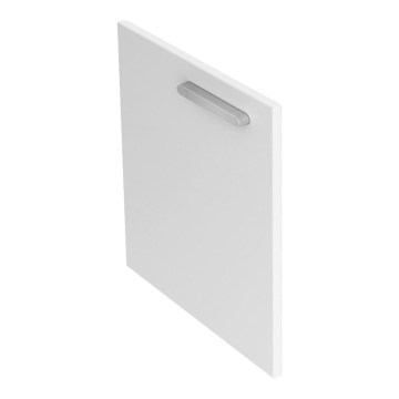 Ravak X000000540 - Dvierka ku skrinke pod umývadlom ľavé chrómové 37,5x53 cm biele