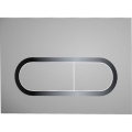 Ravak X01454 - Splachovacie tlačidlo CHROME 24,7x16,5 cm matný chróm