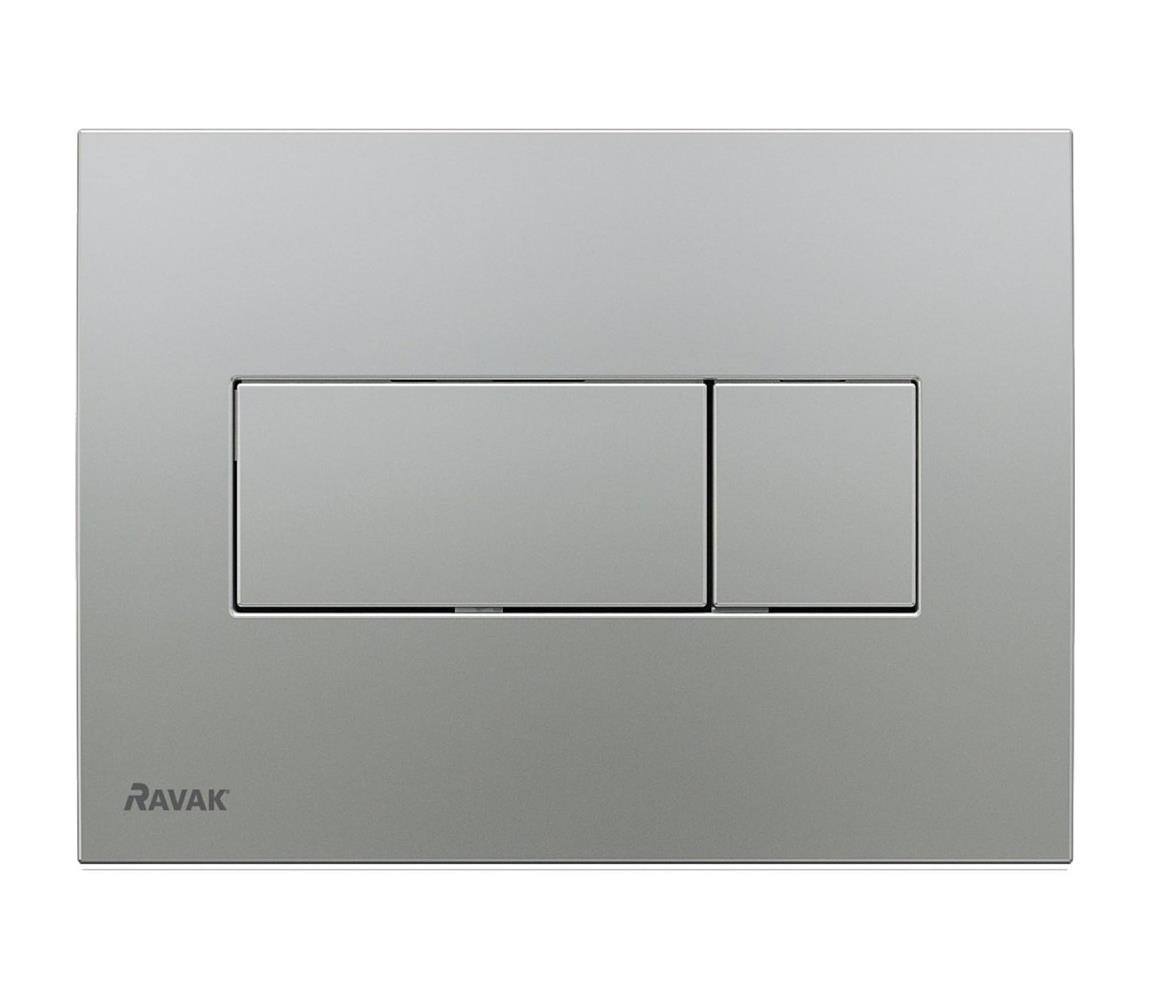 Ravak X01456 - Splachovacie tlačidlo UNI 24,7x16,5 cm matný chróm X01456