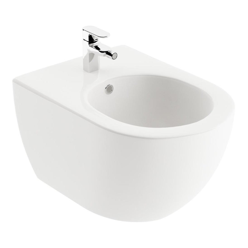 Ravak X01517 - Závesný bidet UNI CHROME keramika/biela