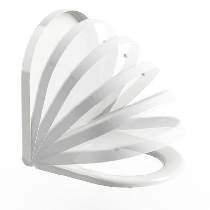 Ravak X01549 - WC sedátko SoftClose UNI CHROME biela