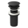 Ravak X01748 - Umývadlová výpusť CLICK-CLACK, priemer 6,6 cm, čierna