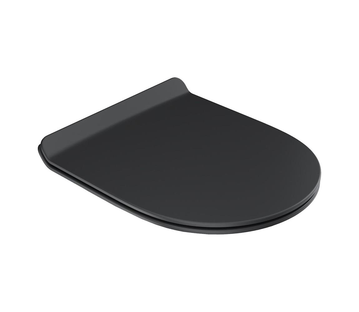 Ravak X01862 - WC sedátko SoftClose VITA SLIM čierne X01862