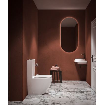 Ravak X01870 - kombinované bezokrajové WC (Rimless) s WC sedátkom SoftClose OPTIMA, keramika/biela