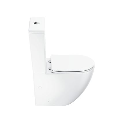 Ravak X01870 - kombinované bezokrajové WC (Rimless) s WC sedátkom SoftClose OPTIMA, keramika/biela