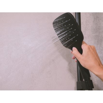 Ravak X070443 - Sprchová sada s termostatickou batériou FLAT matná čierna
