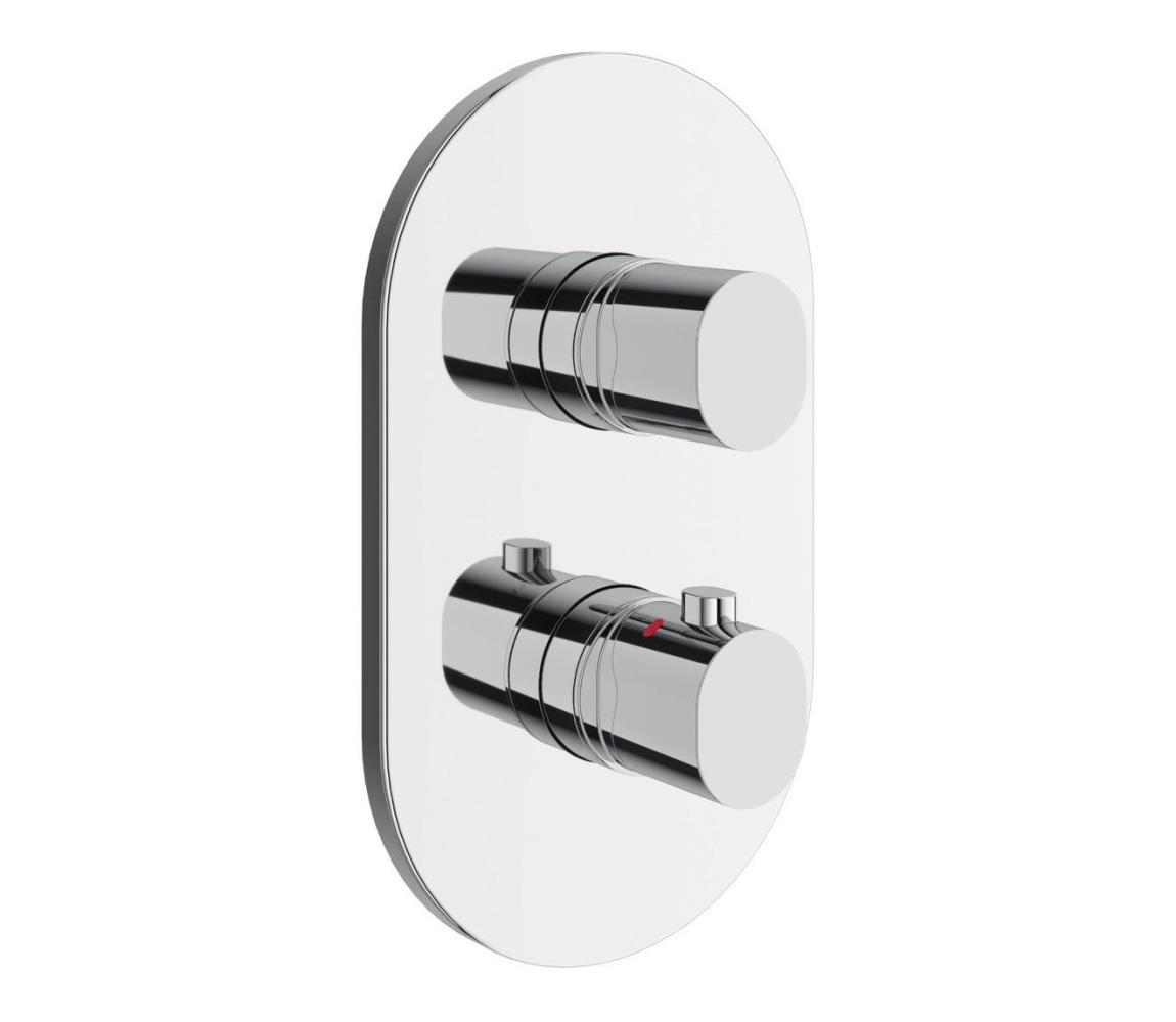 Ravak X070455 - Termostatická sprchová batéria pre podomietkovú inštaláciu CHROME lesklý chróm X070455