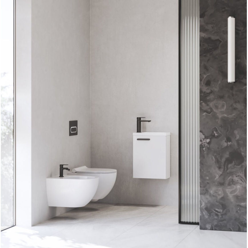 Ravak X070460 - Umývadlová batéria CHROME 17,7 cm čierna