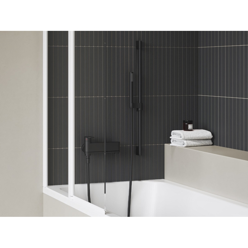 Ravak X070463 - Vaňová batéria CHROME čierna