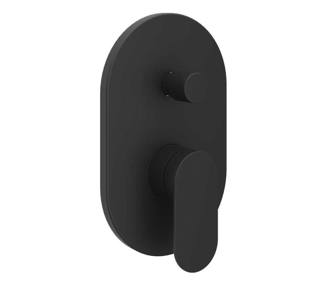 Ravak X070466 - podomietková sprchová batéria CHROME čierna X070466