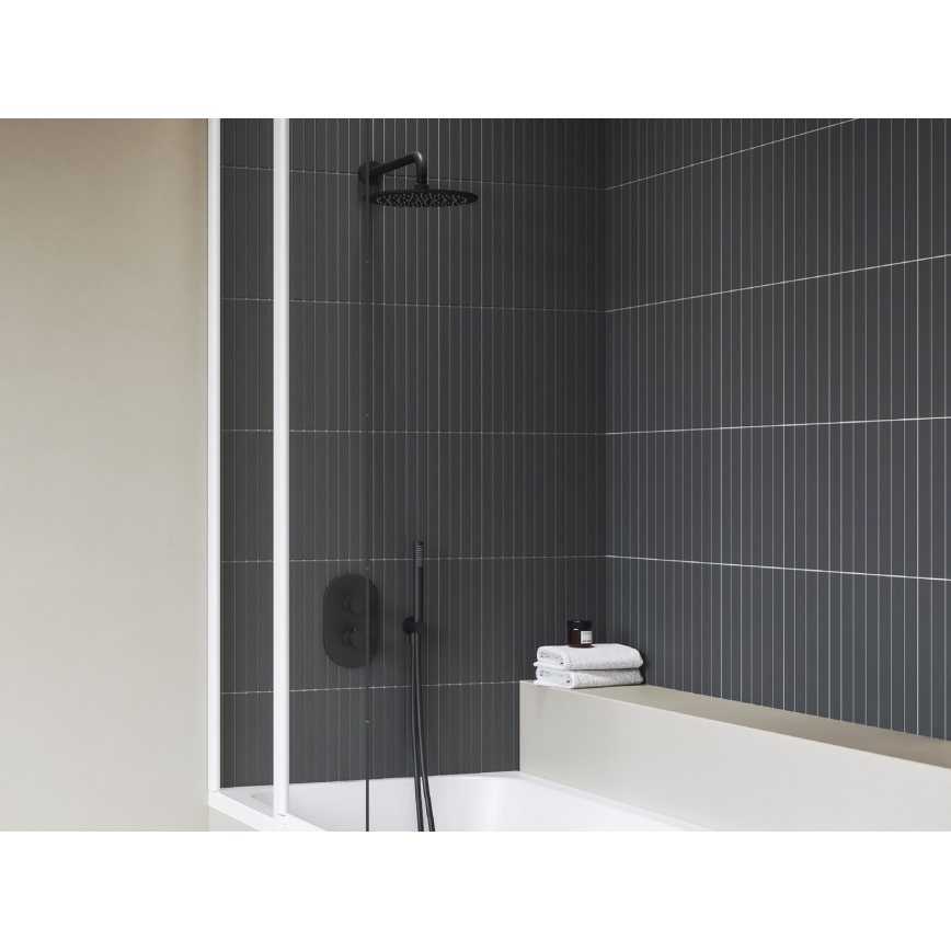 Ravak X070469 - Termostatická sprchová batéria pre podomietkovú inštaláciu CHROME čierna