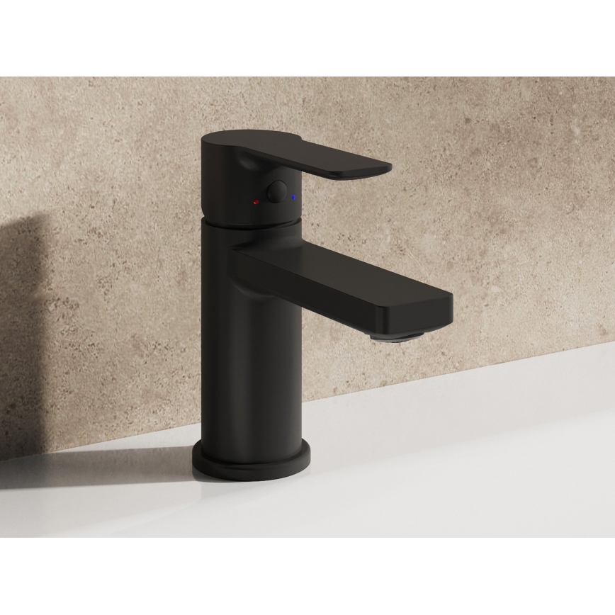 Ravak X070488 - Umývadlová batéria SOLAR 13,5 cm čierna