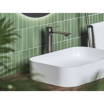Ravak X070653 - Umývadlová batéria PLAN 30 cm kartáčovaný grafit