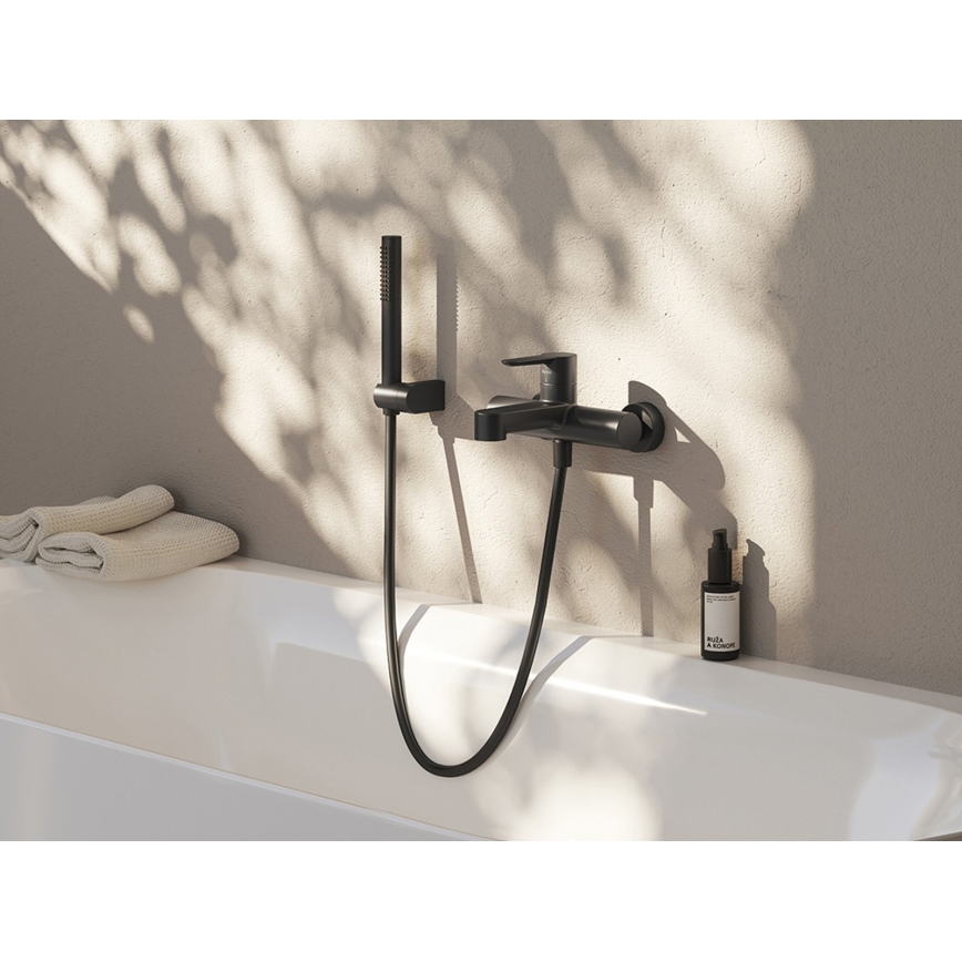 Ravak X07P568 - Plastová sprchová hadica 150 cm, čierna