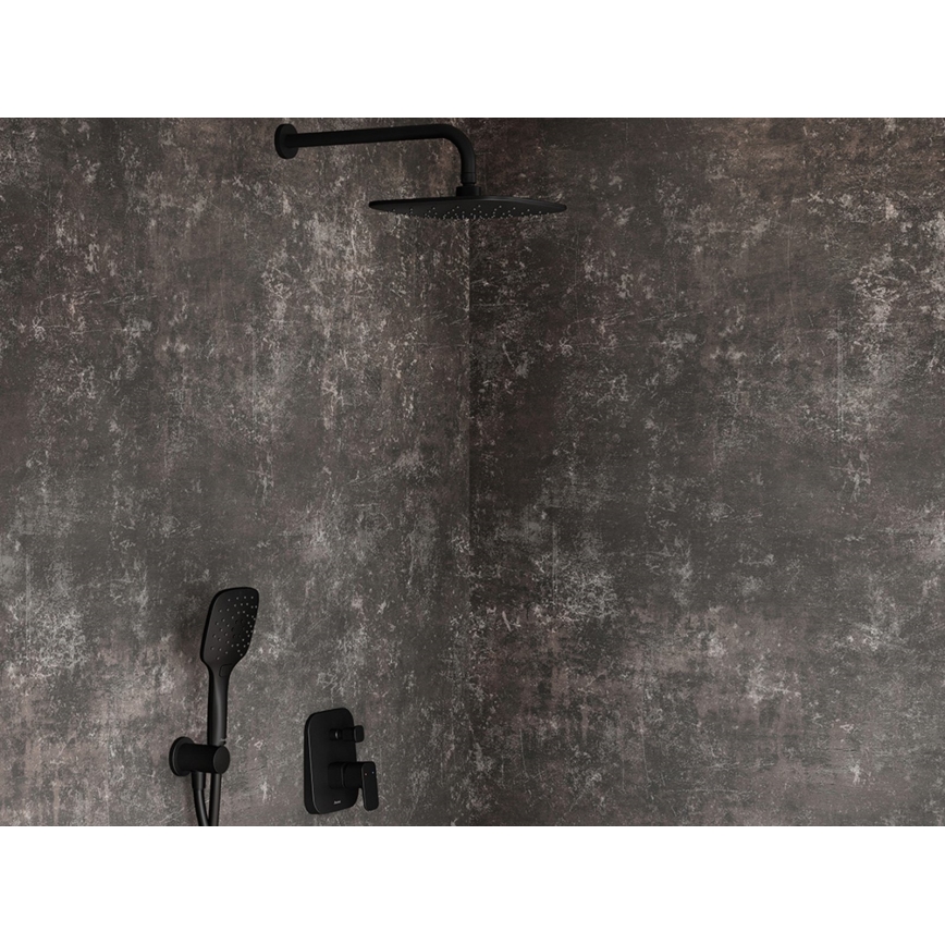 Ravak X07P569 - Ručná sprcha s tlačidlom čierna
