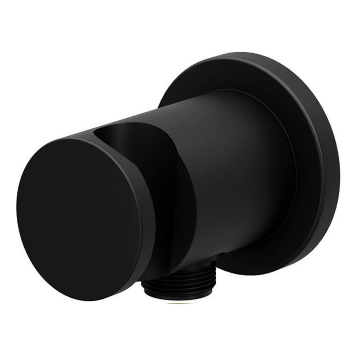 Ravak X07P572 - Držiak sprchy s vývodom 7,8x6 cm čierny