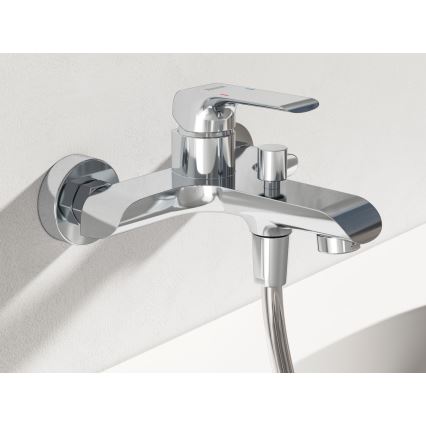 Ravak X07S113 - Vaňová sada s batériou FLAT lesklý chróm