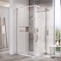 Ravak X1LM70C00Z1 - Rohový štvordielny sprchový kút BLIX SLIM 90x90 cm, lesklý chróm