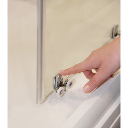 Ravak X1LM70C00Z1 - Rohový štvordielny sprchový kút BLIX SLIM 90x90 cm, lesklý chróm