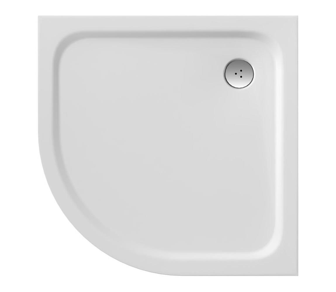Ravak XA244401010 - štvrťkruhová sprchová vanička ELIPSO 80x80 cm biela XA244401010