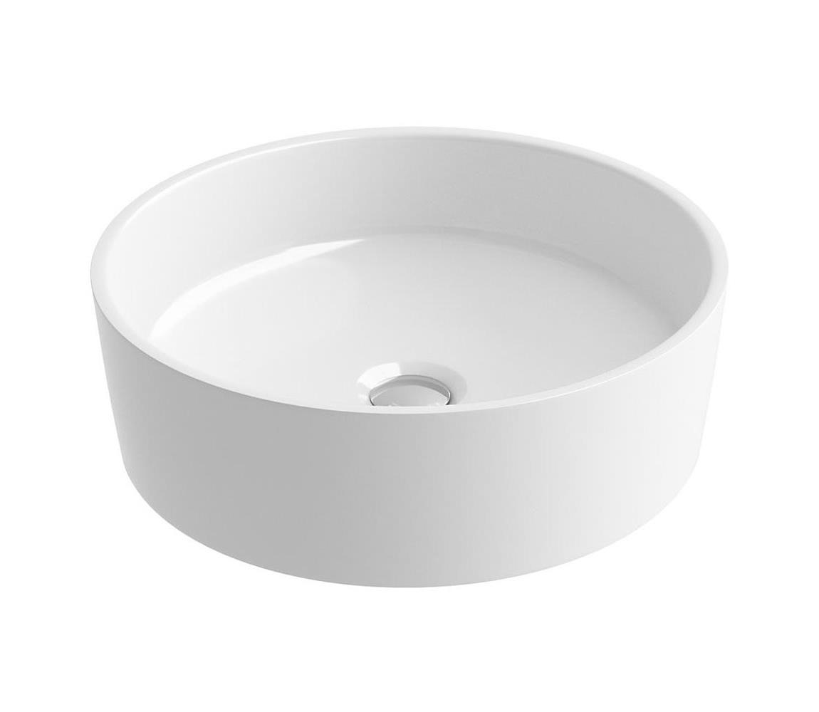 Ravak XJX01140001 - Umývadlo na dosku UNI Ø 40 cm keramika/biela XJX01140001