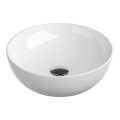 Ravak XJX01140003 - Umývadlo na dosku UNI SLIM, Ø 40 cm, keramika/biela