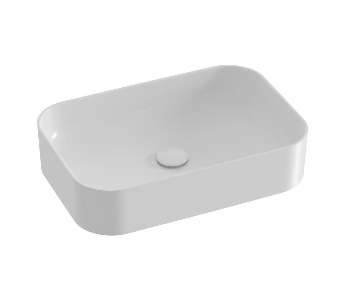 Ravak XJX01155002 - Umývadlo na dosku CERAMIC SLIM 55 x 37 cm keramika/biela XJX01155002