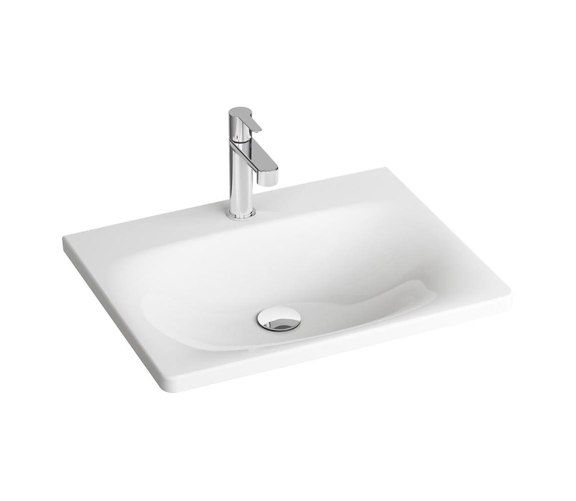 Ravak XJX01250000 - Zapustené umývadlo BALANCE 50x46,5 cm keramika/biela XJX01250000