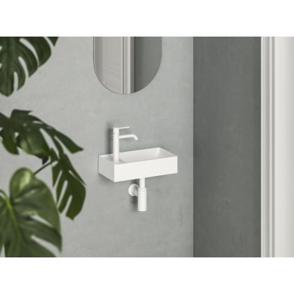 Ravak XJXL1240000 - Závesné umývadlo VEDA 40,8x22,2 cm keramika/biela