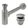 REA-A4400 - Umývadlový sifón s výpusťou CLICK-CLACK pr. 6,4 cm nikel