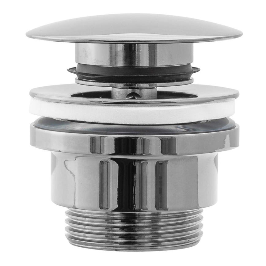 REA-A5217 - Umývadlová výpusť CLICK-CLACK priemer 6,4 cm lesklý chróm