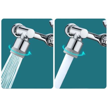 REA-B0660 - Otočný nástavec k umývadlovej batérii lesklý chróm