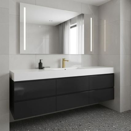 REA-B0976 - Umývadlová batéria ARLO 17 cm, brúsené zlato