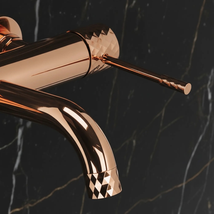 REA-B0980 - Vaňová súprava LUNGO DIAMOND kartáčovaná meď